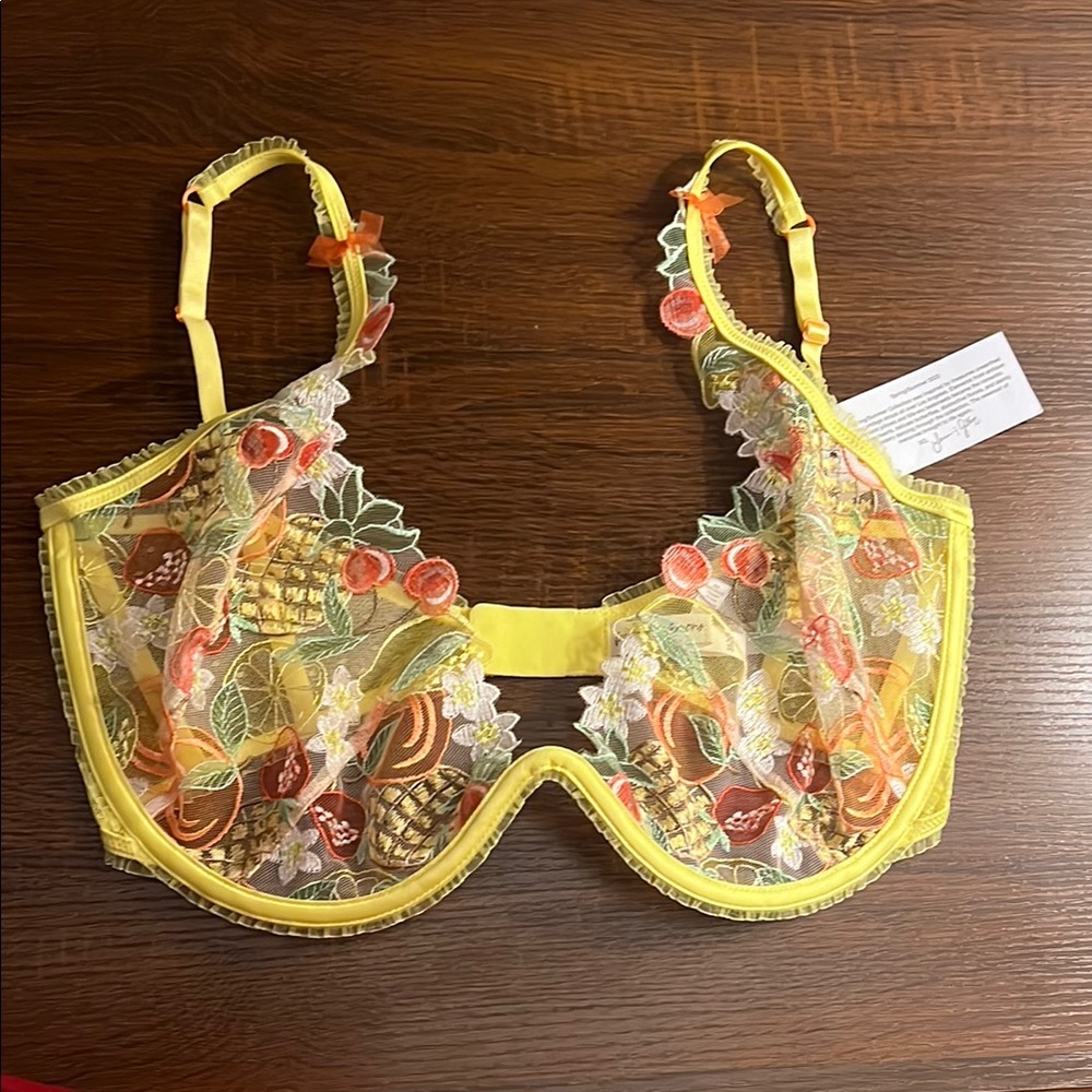 Aubade Yellow Floral Bra